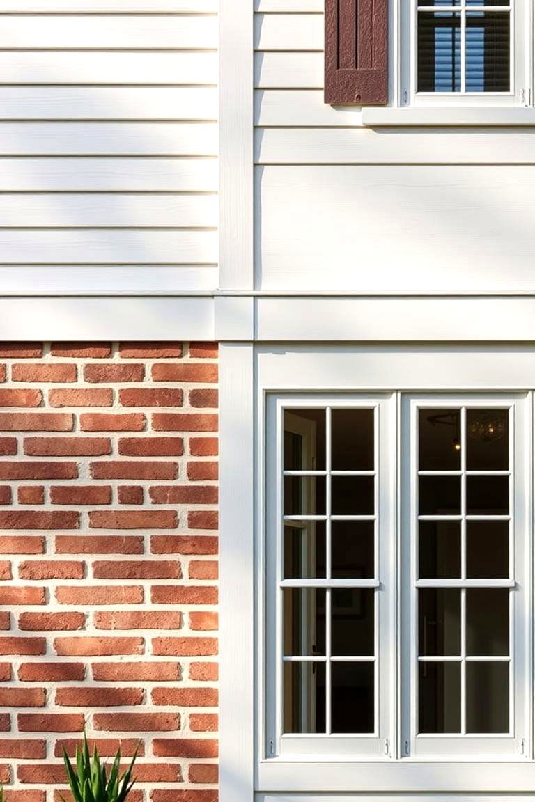 Understated Modern Elegance - 24 Vinyl Siding and Brick Combinations