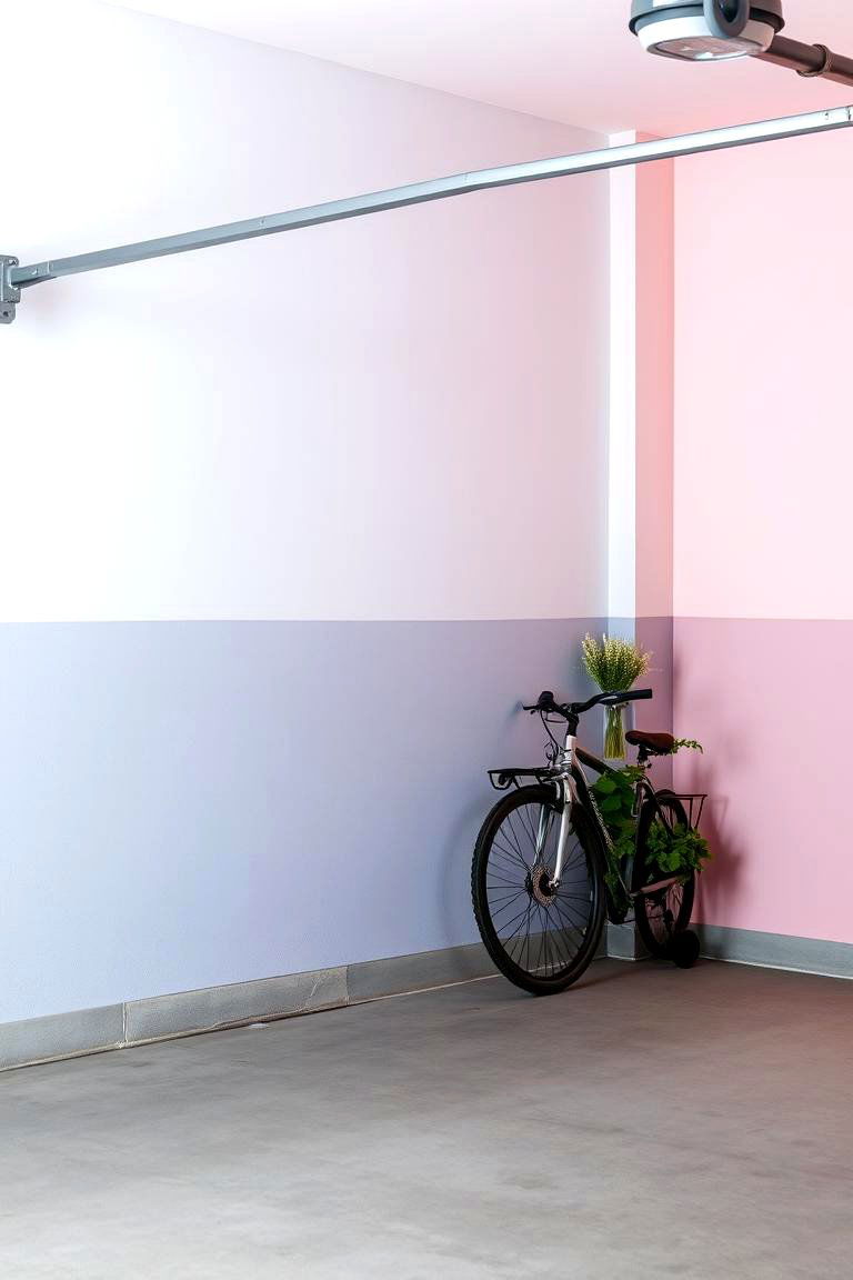 Understated Pastels - 24 Garage Wall Paint Ideas