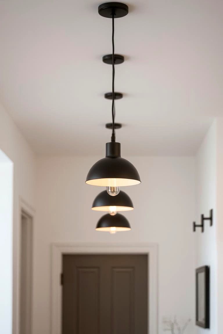 Understated Pendant Lighting - 24 Scandinavian Entryway Ideas