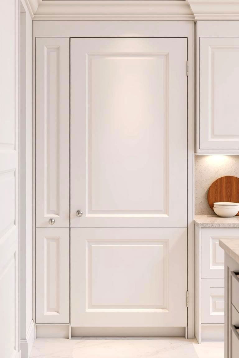 Understated Recessed Panel Door - 24 Kitchen Door Design Ideas