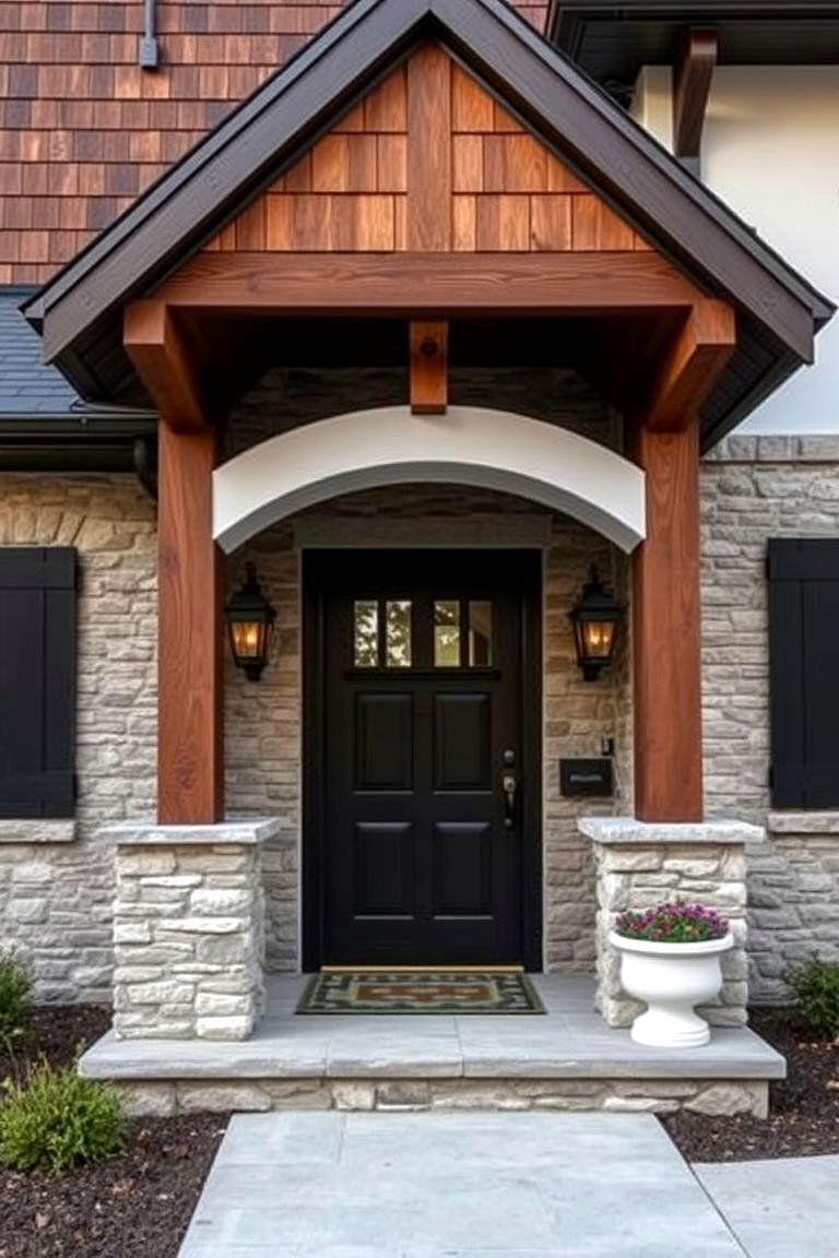 Understated Rustic Charm - 24 Black and White House Exterior Ideas