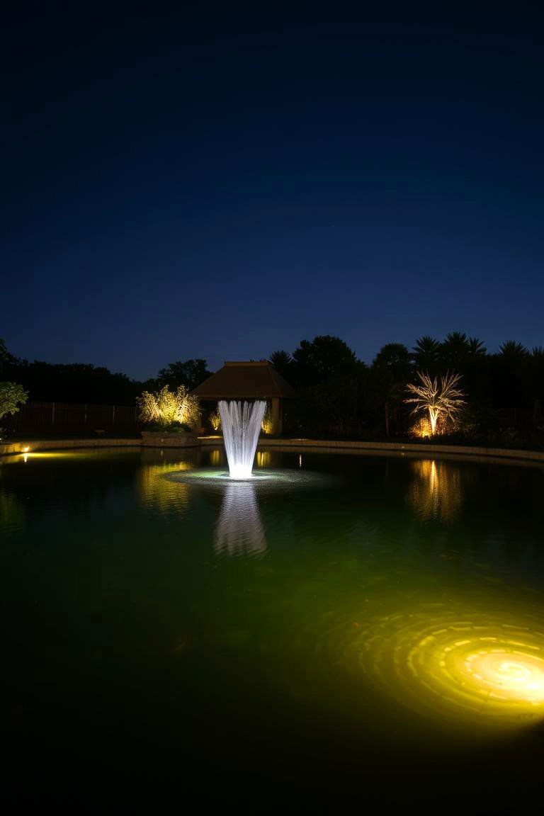 Underwater Lighting for Pool or Pond Areas - 24 Garden Lighting Ideas
