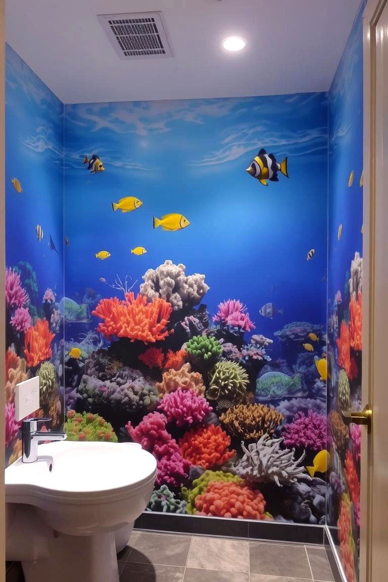 Underwater Scene Mural - 24 Wall Mural Ideas