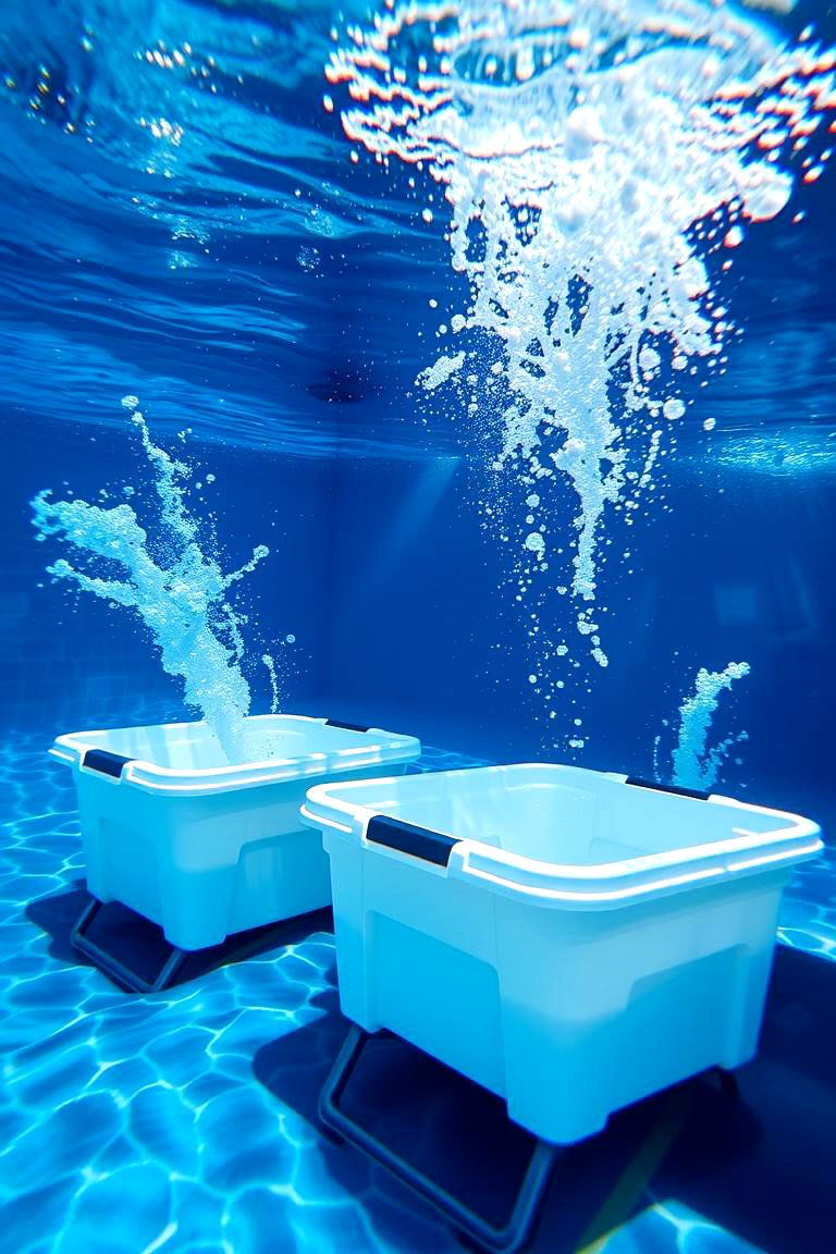 Underwater Storage Bins - 24 Pool Storage Ideas