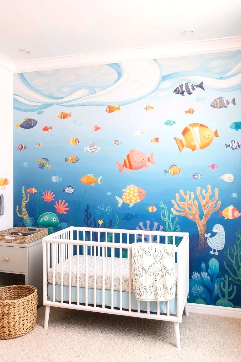 Underwater Wonderland - 24 Nursery Wall Decor Ideas