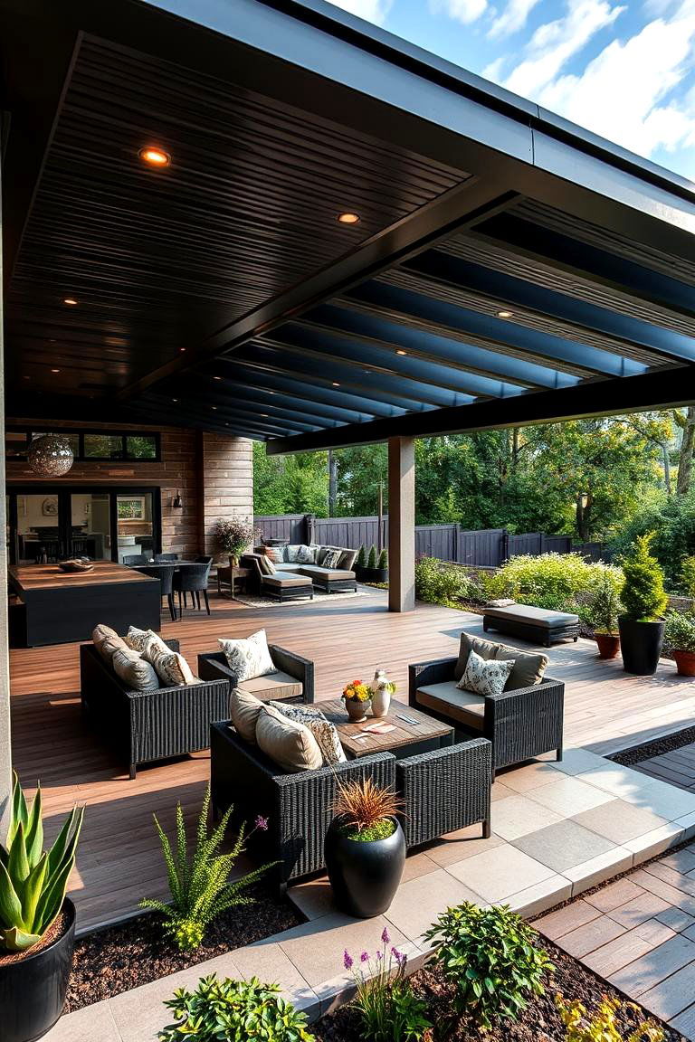 Unforgettable Outdoor Living Experience - 24 houses with black roofs