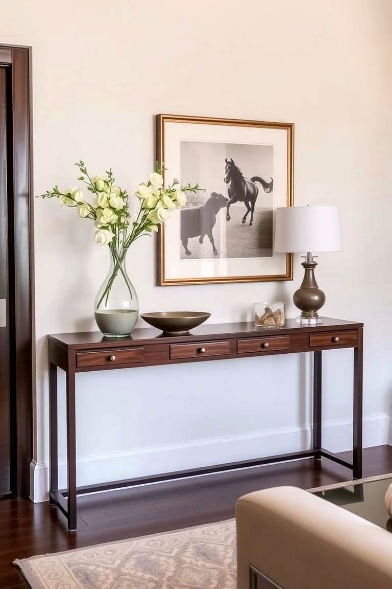 Unique Console Table - 24 Living Room Furniture Ideas