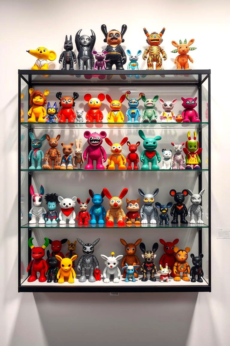 Unique Designer Toy Showcase - 24 Hypebeast Room Decor Ideas