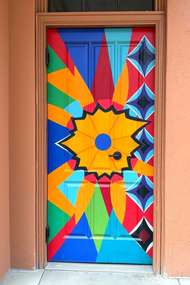 Unique Door Art for a Personal Statement - 24 Front Door Decor Ideas