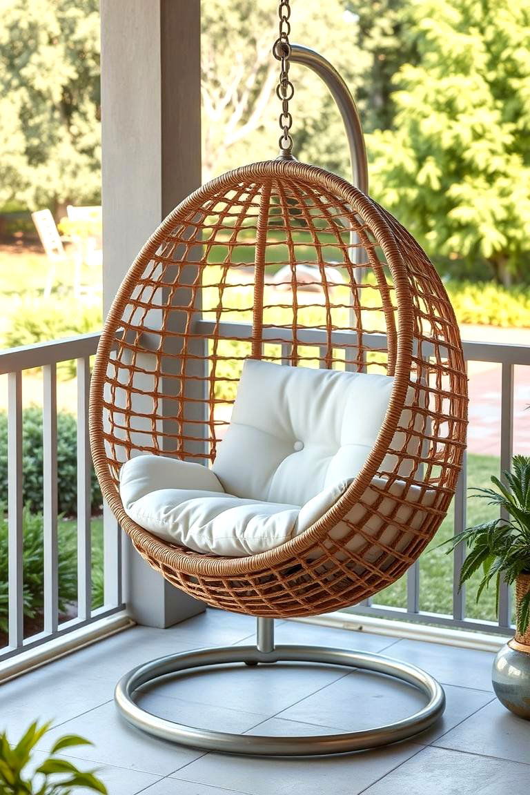 Unique Egg Chair - 24 Outdoor Furniture Ideas