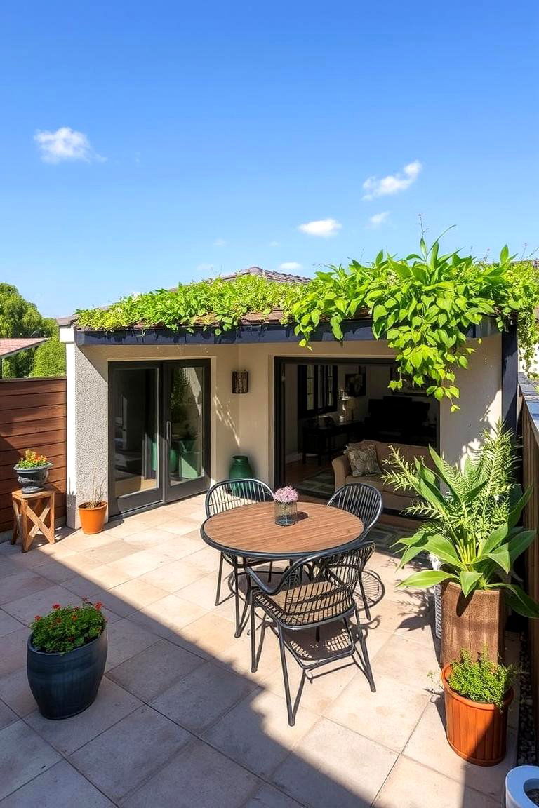 Unique Green Roof Extension - 24 patio ceiling ideas