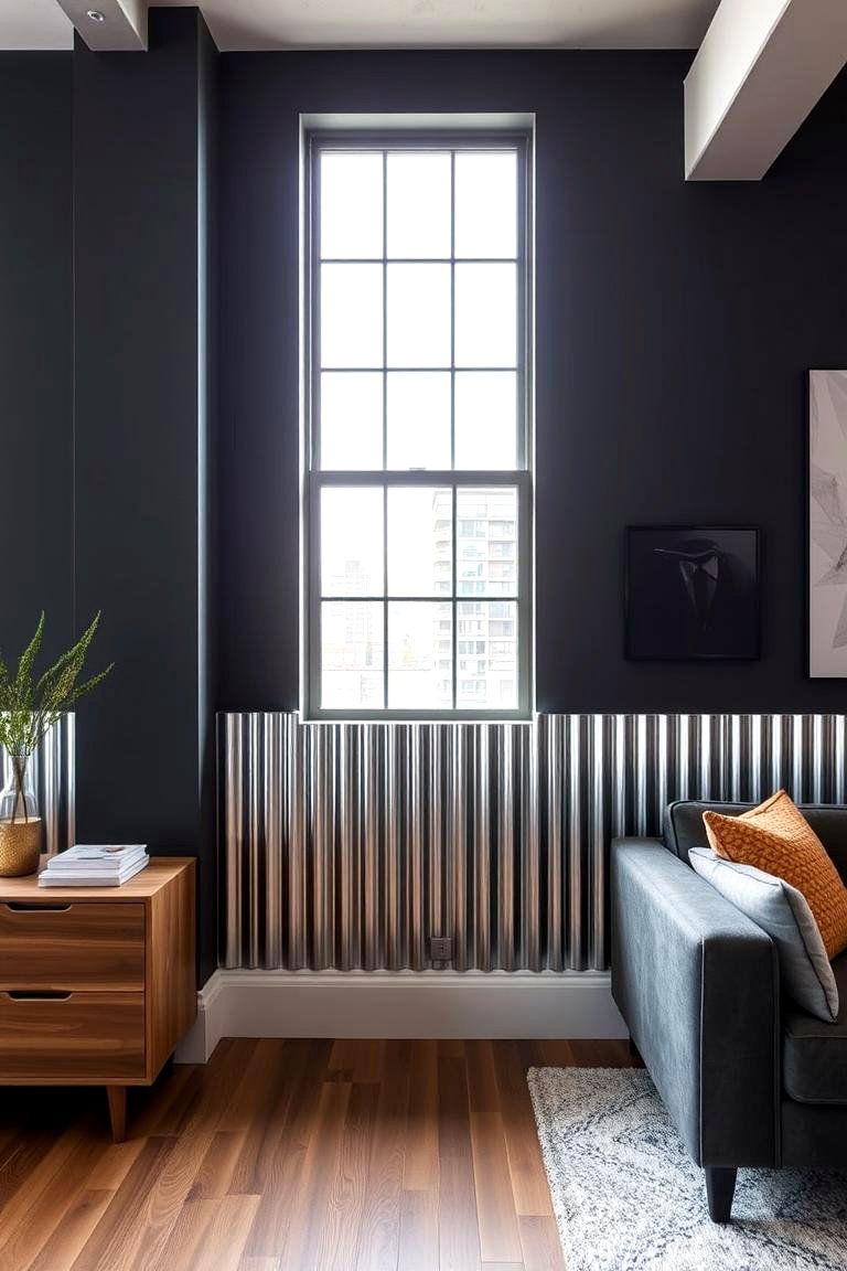 Unique Metal Wainscoting - 24 Wainscoting Ideas