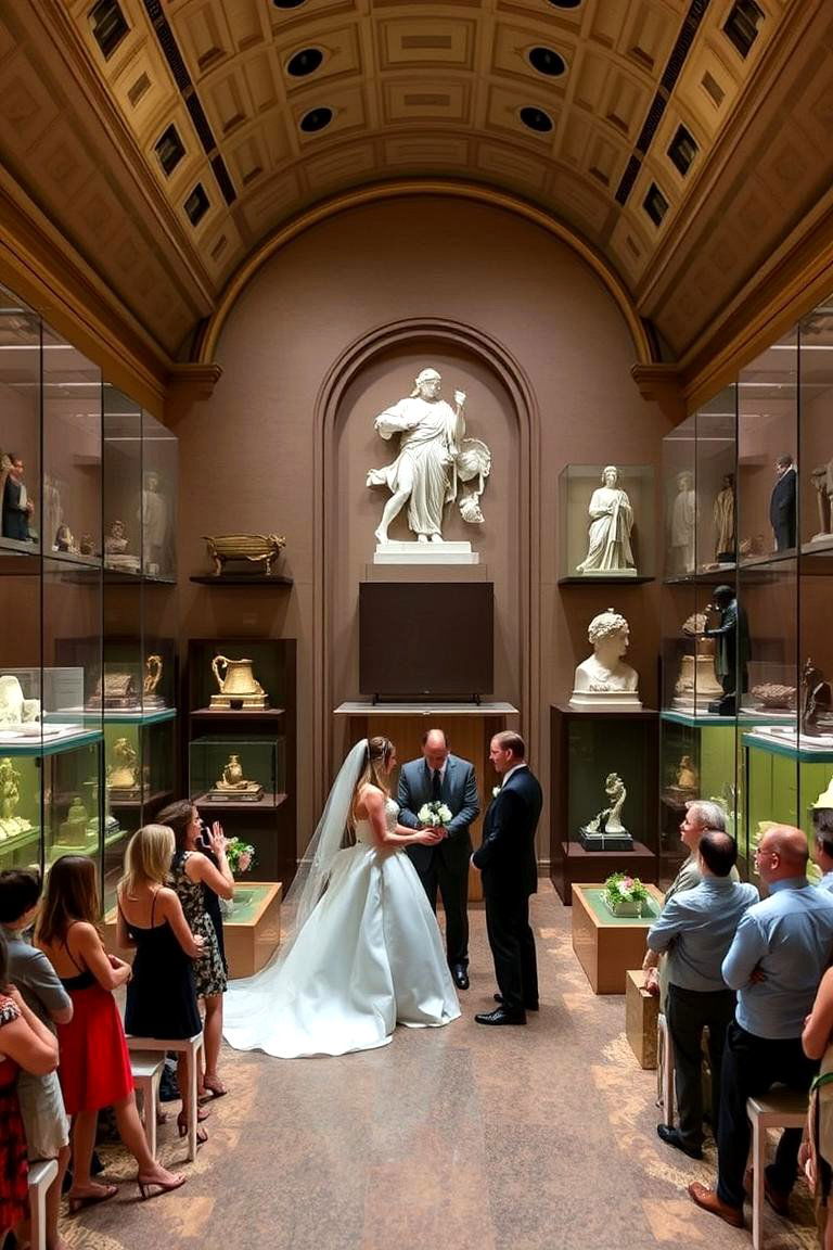 Unique Museum or Gallery Setting - 24 Wedding Ceremony Ideas