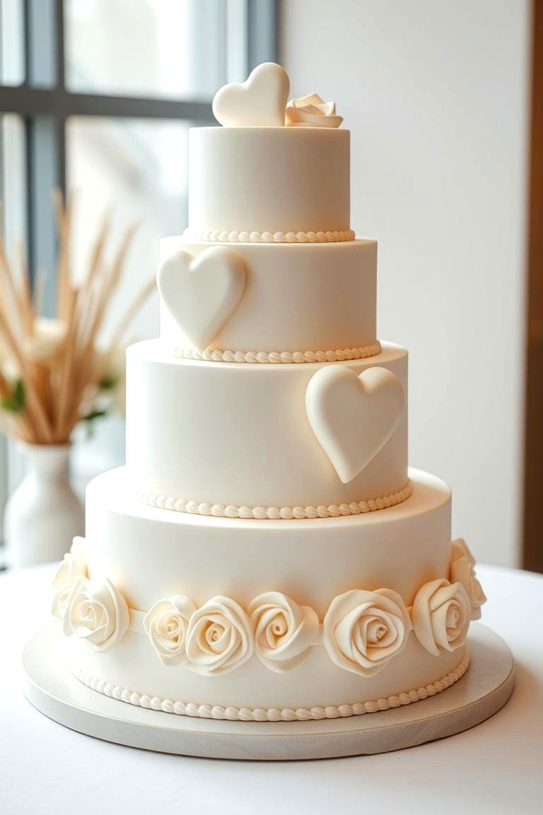 Unique Shape Design - 24 Small Wedding Cake Ideas
