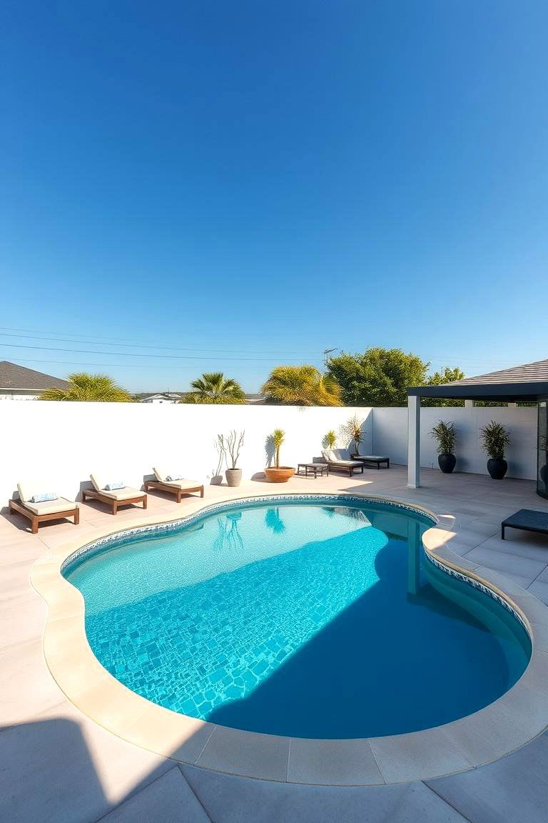 Unique Shapes to Reflect Personal Style - 24 Semi Inground Pool Ideas