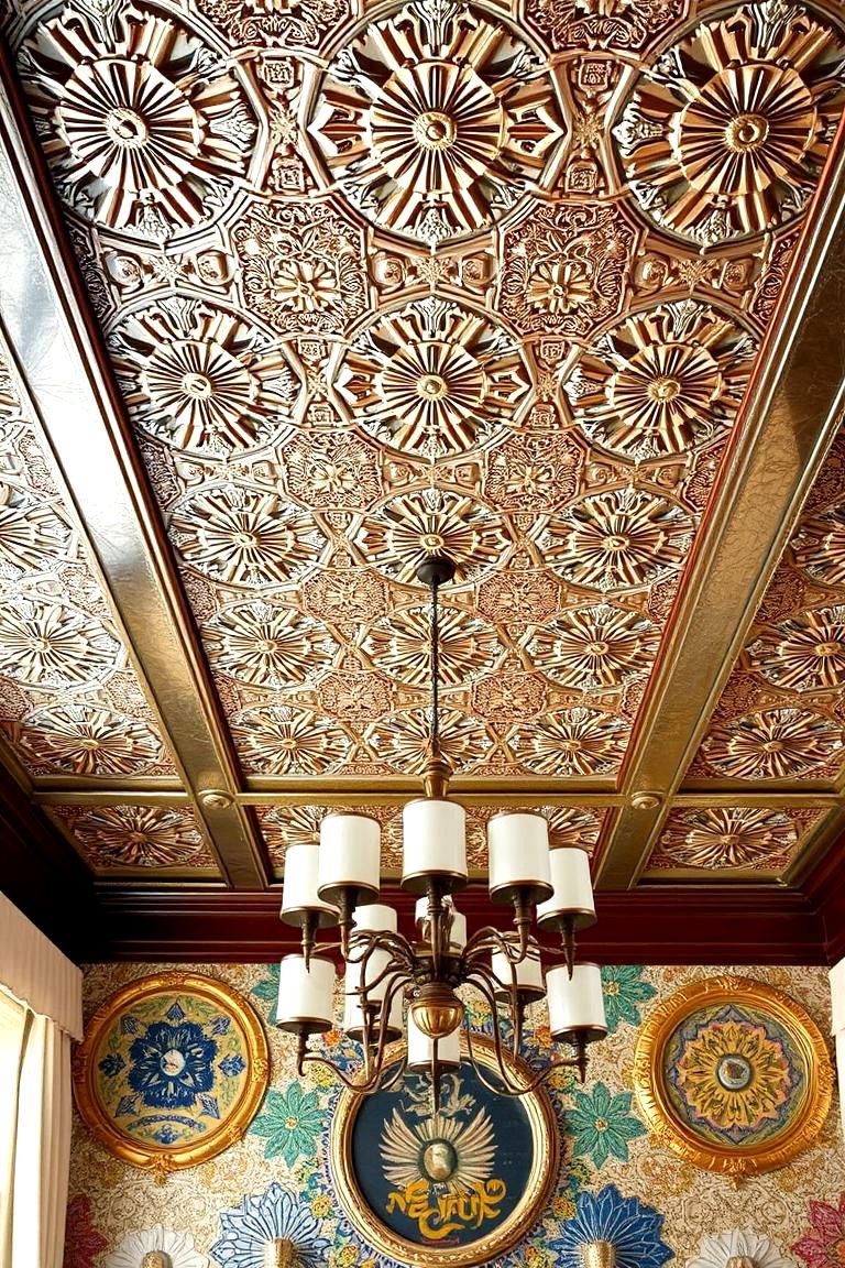 Unique Tin Ceiling Inspirations - 24 Tin Ceiling