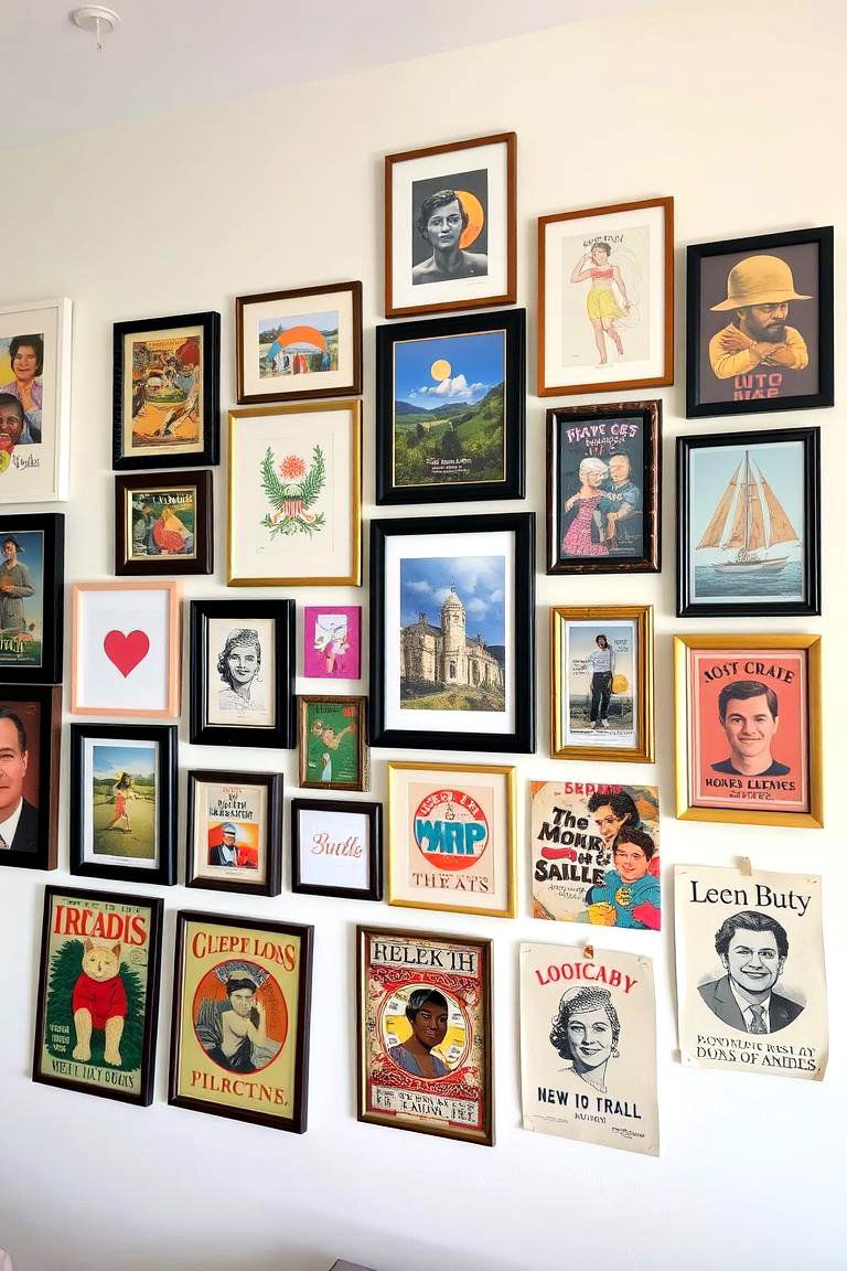Unique Wall Art Displays - 24 Housewarming Decoration Ideas