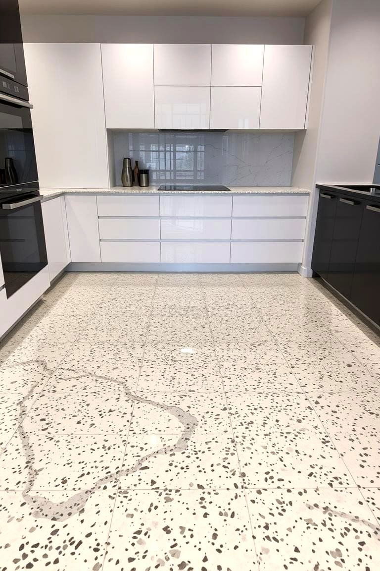 Unique and Durable Terrazzo - 24 Kitchen Flooring Ideas