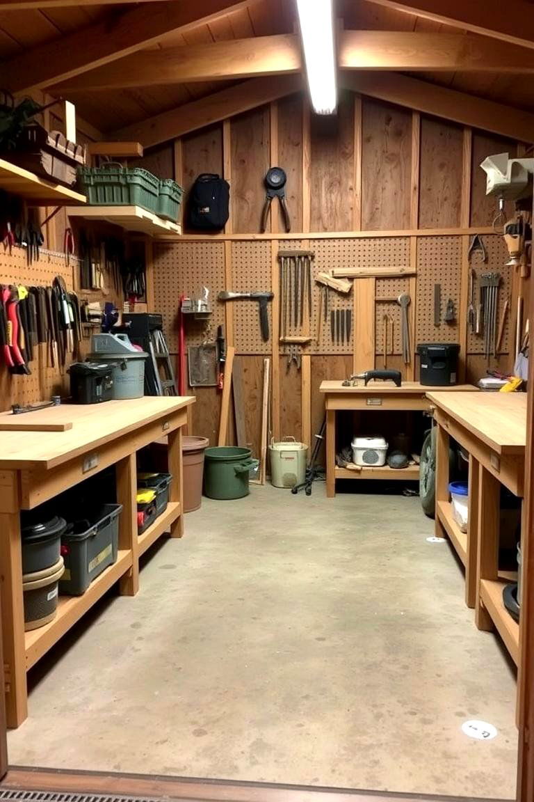 Unleash Your Inner Craftsman in a Workshop Haven - 24 Garden Shed Ideas