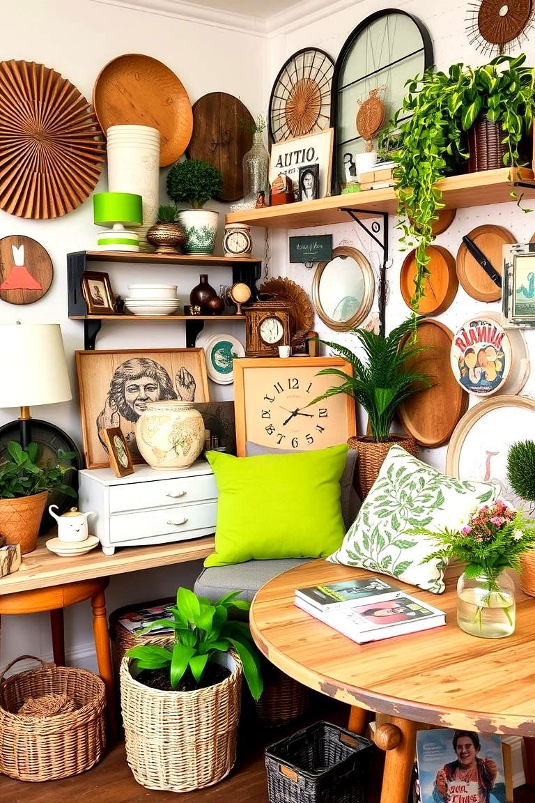 Upcycled Accessories for a Unique Look - 24 Small Green Bathroom Ideas