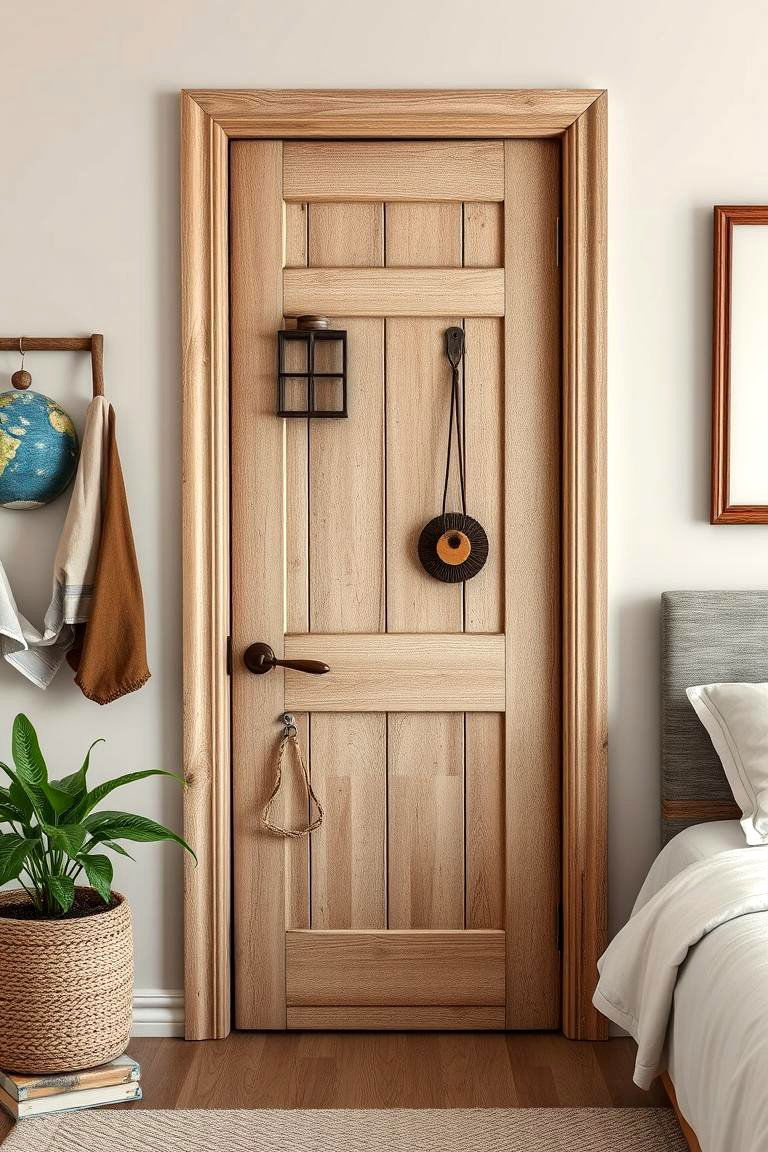Upcycled Decor for Eco friendly Style - 24 Bedroom Door Decorating Ideas