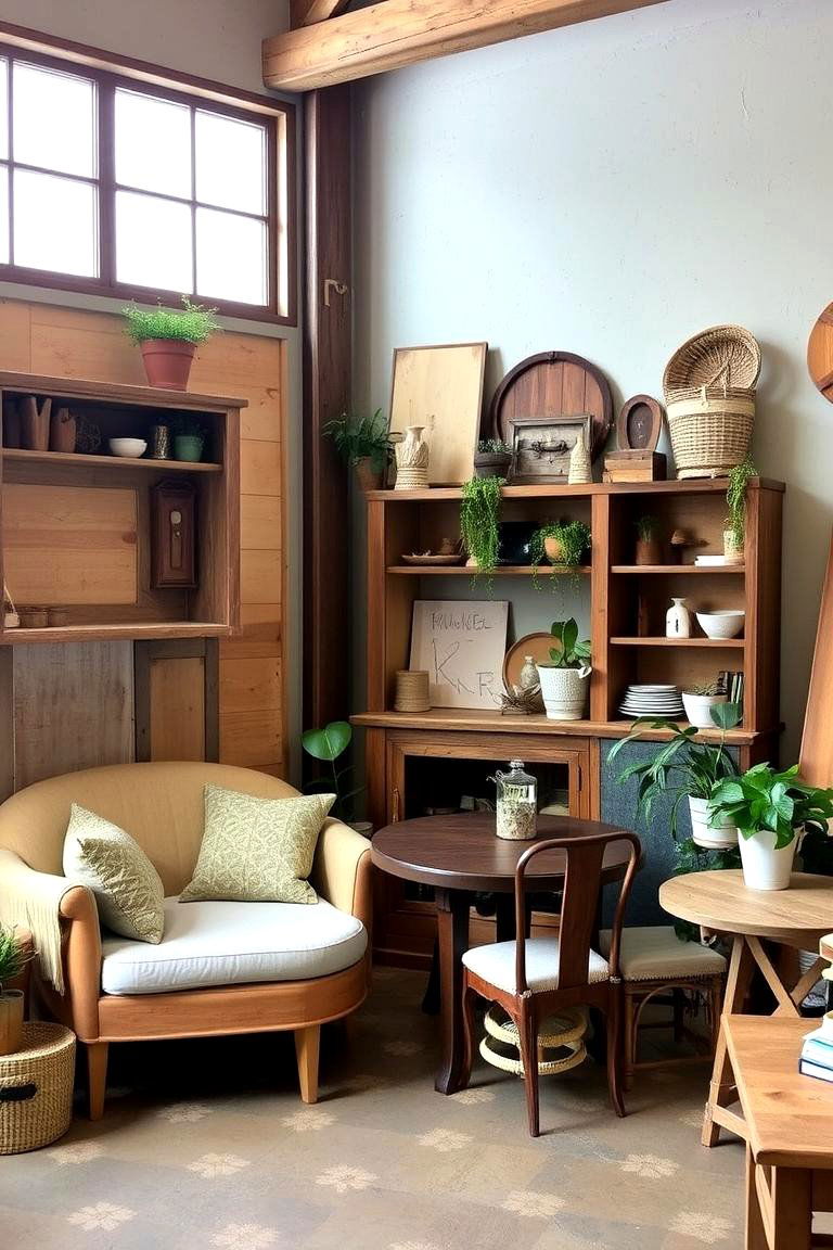 Upcycled Decor for Sustainable Style - 24 Boho Farmhouse Decor Ideas