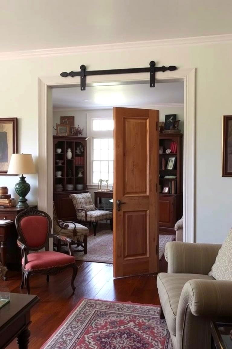 Upcycled Door Divider - 24 Room Divider Ideas