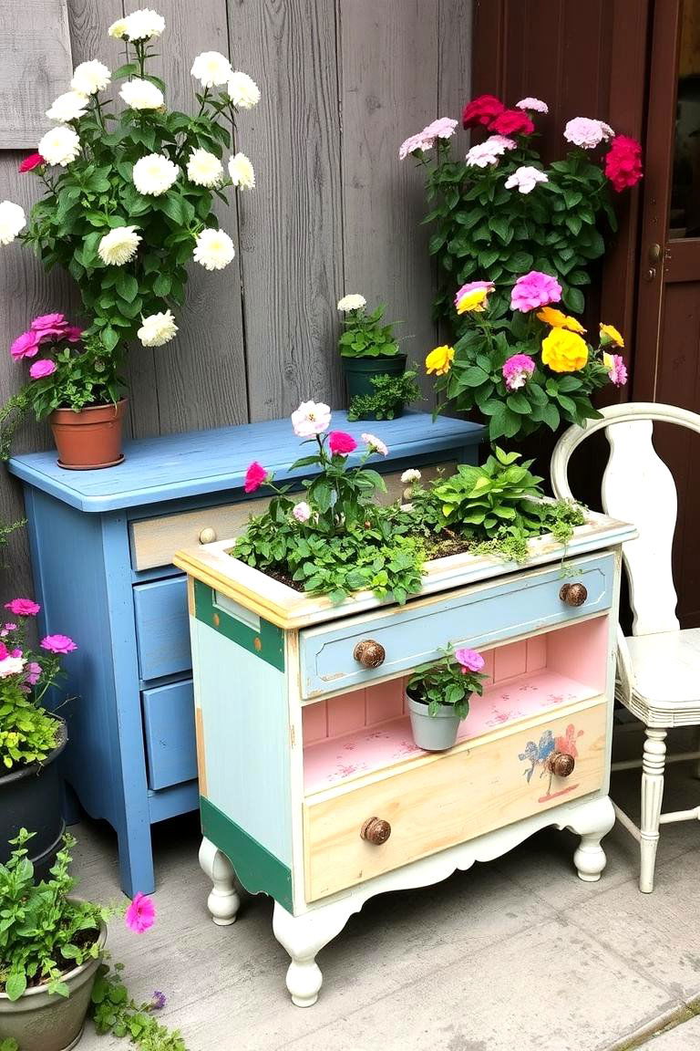 Upcycled Furniture - 24 Outdoor Decor Ideas