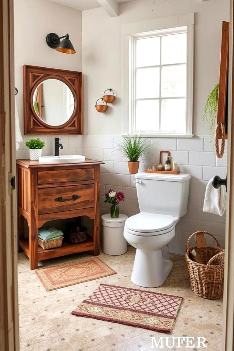 Upcycled Furniture Charm - 24 Quirky Bathroom Ideas
