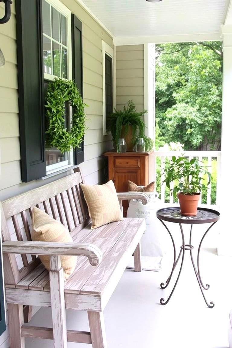Upcycled Furniture Finds - 24 Side Porch Ideas