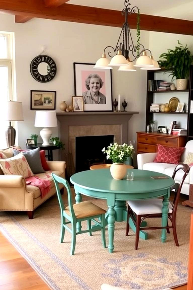 Upcycled Furniture Flourish - 24 Budget Apartment Living Room Ideas