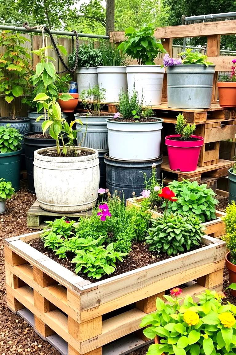 Upcycled Nursery Garden Using Recycled Materials - 24 Nursery Garden Ideas
