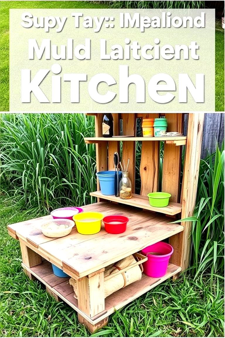 Upcycled Pallet Mud Kitchen - 24 Mud Kitchen Ideas