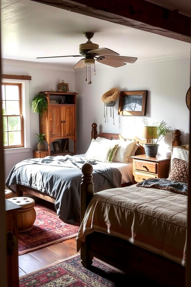 Upcycled and Repurposed Pieces - 24 Eclectic Bedroom Ideas