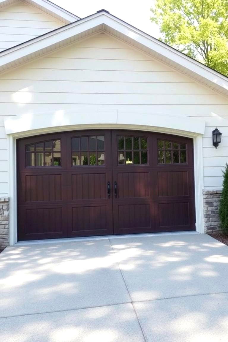 Updated Garage Door Style - 24 Ideas for Ranch-Style Home Exteriors