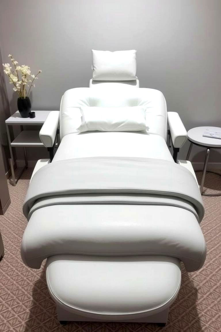 Upgraded Facial Bed for Comfort - 24 Esthetician Room Ideas