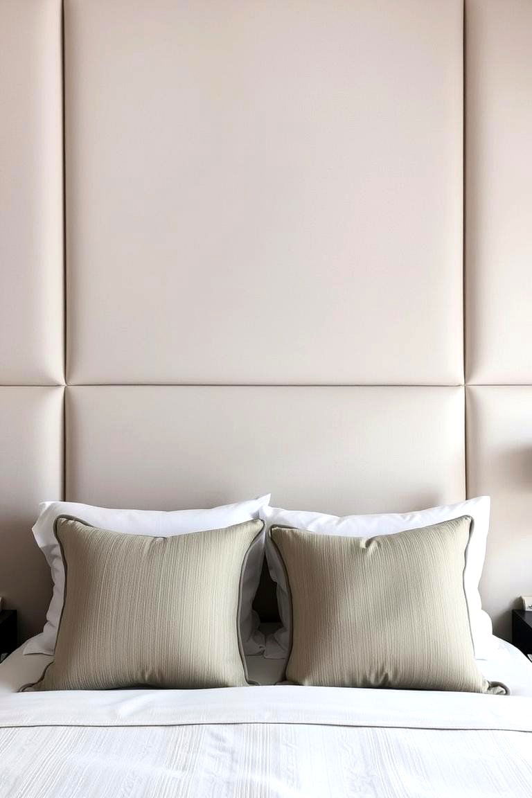 Upholstered Wall Panels - 24 No Headboard Ideas