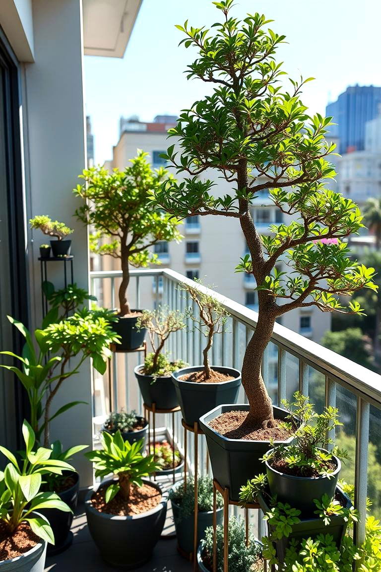 Urban Balcony Bonsai Haven - 24 Bonsai Garden Ideas