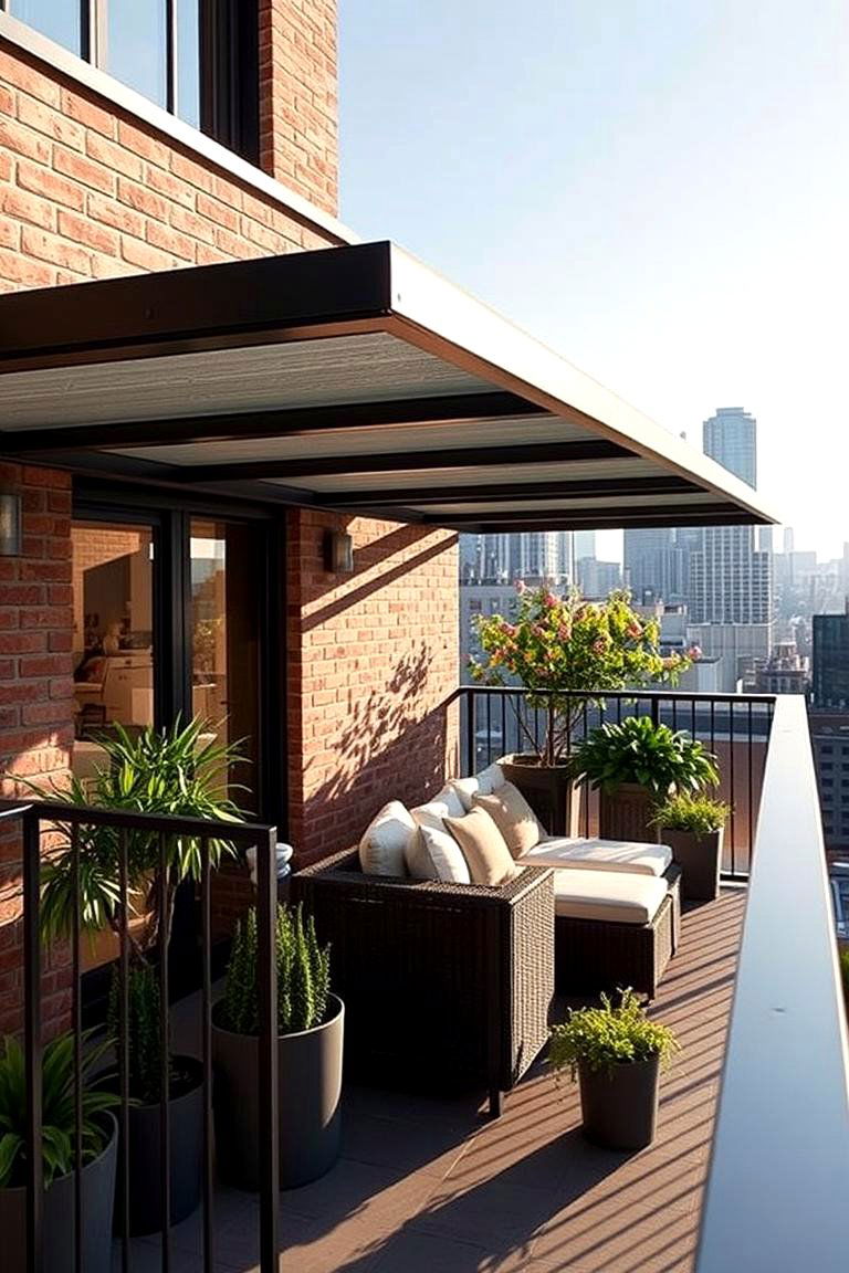 Urban Balcony Catio Escape - 24 Outdoor Catio Ideas