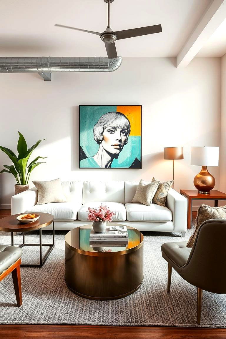 Urban Chic Ambiance - 24 White Couch Living Room Ideas