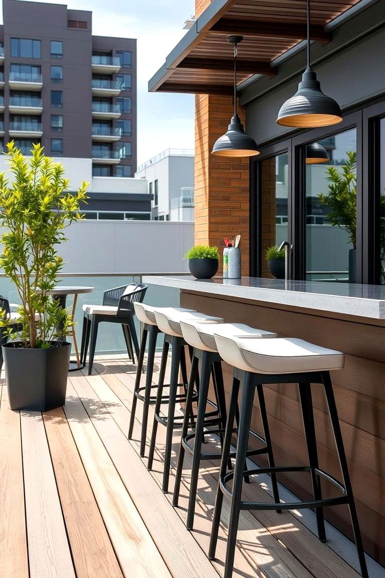 Urban Chic Bar Stools - 24 Deck Furniture Ideas