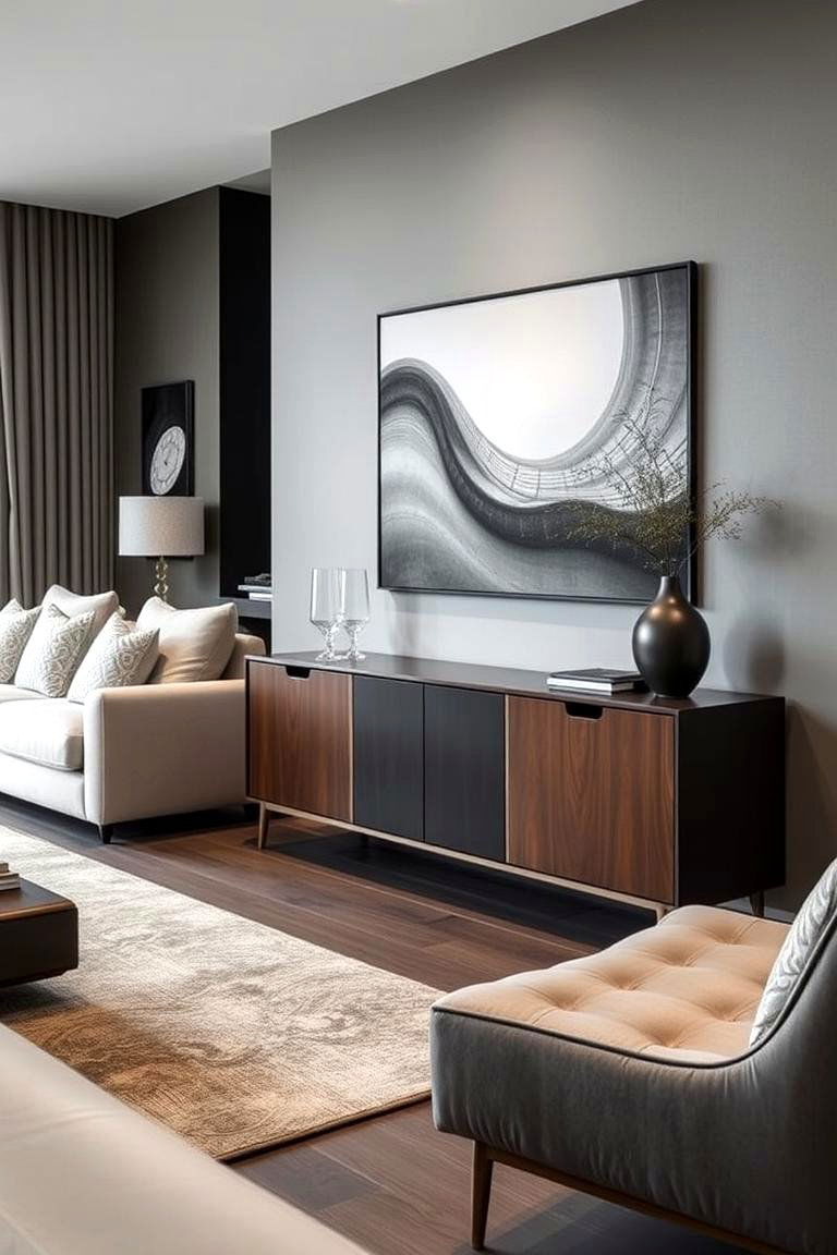 Urban Chic Console - 24 Tv Console Decor Ideas