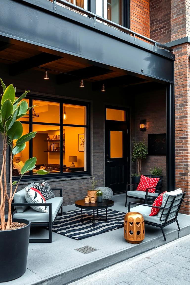 Urban Chic Retreat Porch - 24 Small Screened-in Porch Ideas