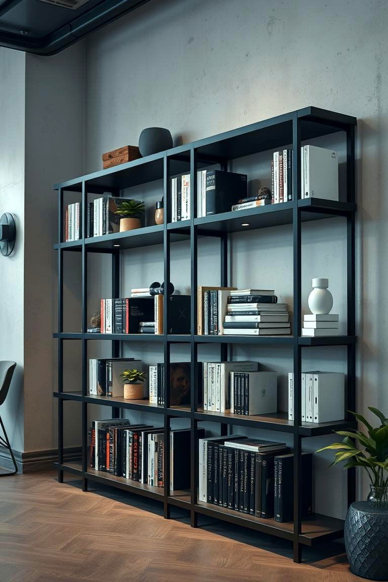 Urban Chic Shelving - 24 Bookshelf Decor Ideas