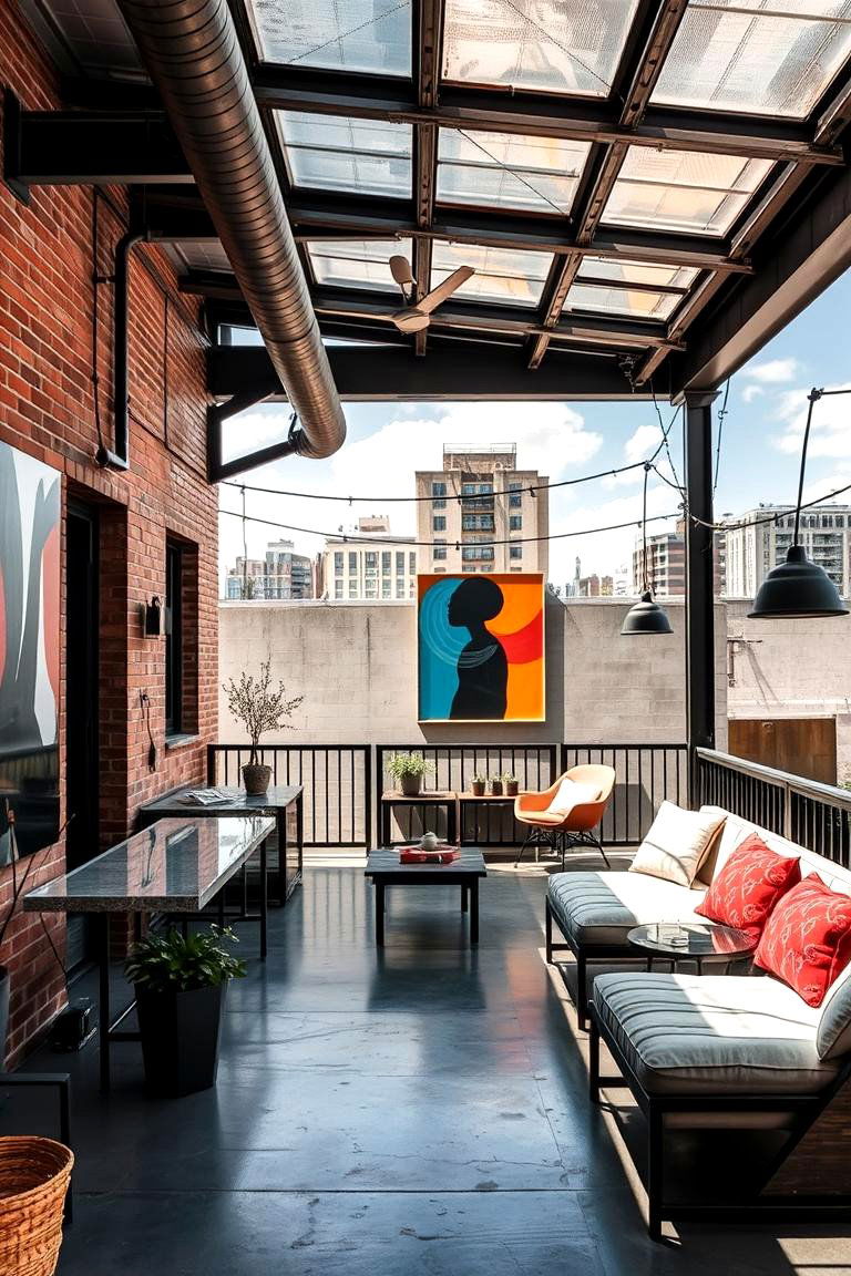 Urban Chic Veranda - 24 Veranda Ideas