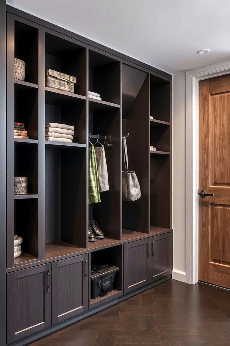 Urban Compact Storage Solutions - 24 Scandinavian Entryway Ideas