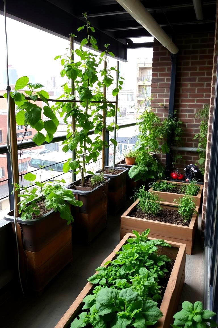 Urban Farm Integration - 24 Loft Balcony Ideas