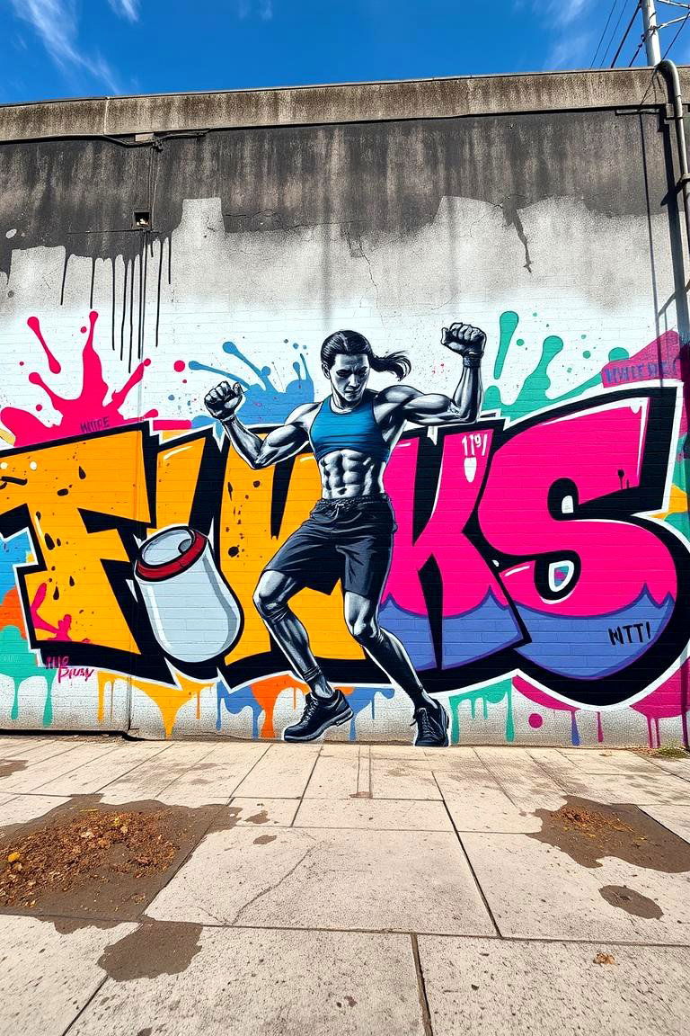 Urban Graffiti Vibes - 24 Gym Murals
