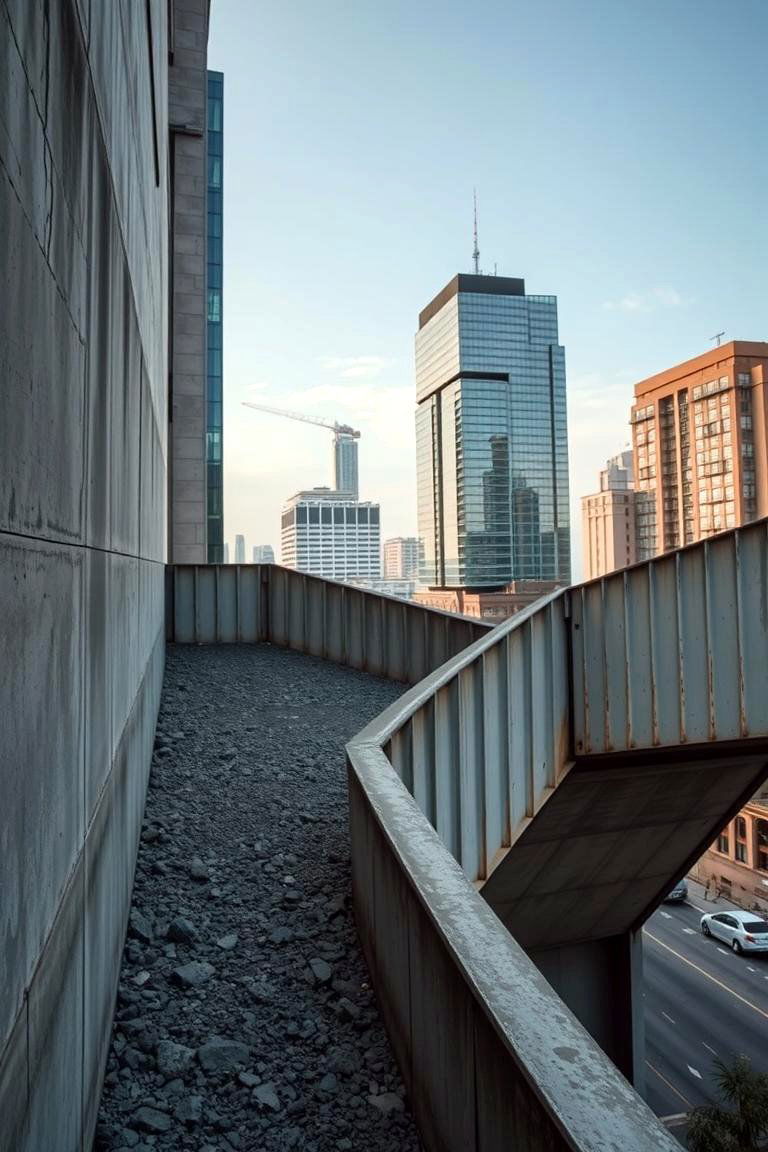 Urban Industrial Incline - 24 Sloped Walkway Ideas
