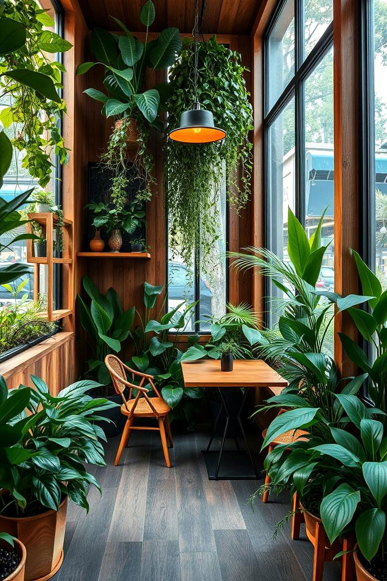 Urban Jungle Coffee Corner - 24 Coffee Station Ideas